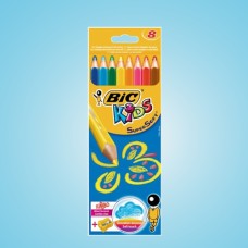 BIC اقلام عدد 8 ملون SUPER SOFT